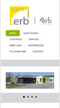 Mobile Screenshot of maler-erb.de